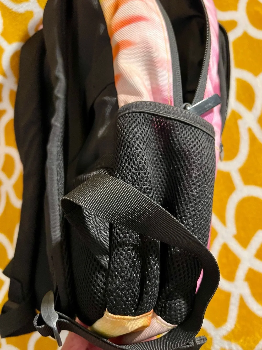 Disneyland Resort Mickey Mouse Tie-Dye Medium Backpack Pink Purple Black